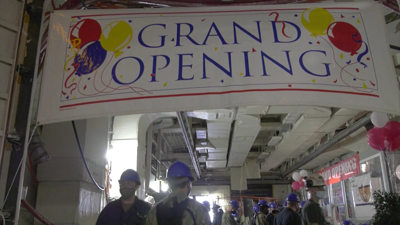 USS John C. Stennis Holds Grand Opening