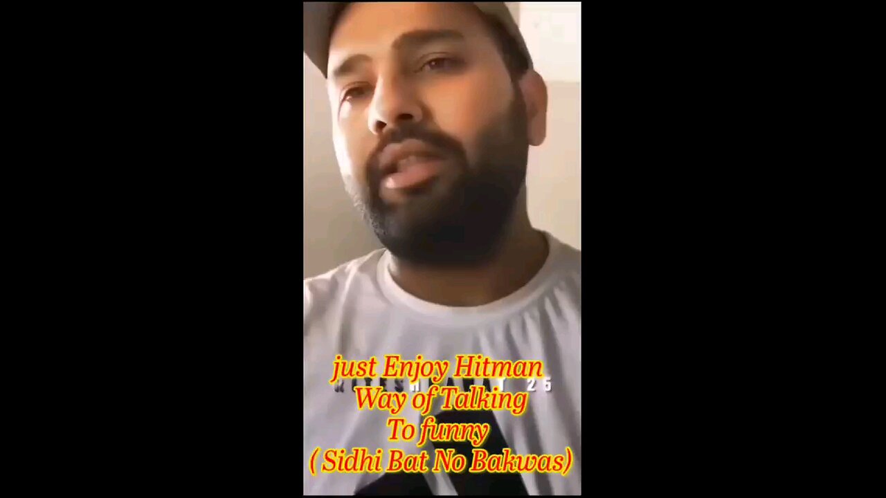 hit man Rohit Sharma funny comedy videos
