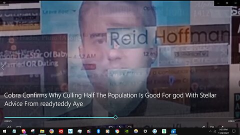 Cobra Confirms Why Culling Half The Population Is Good For "god" With Advice From readyteddy Aye!