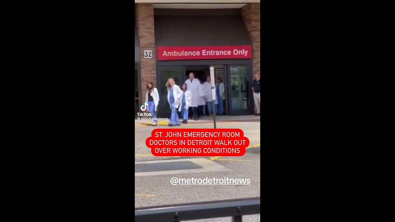 Detroit emergency room walk out