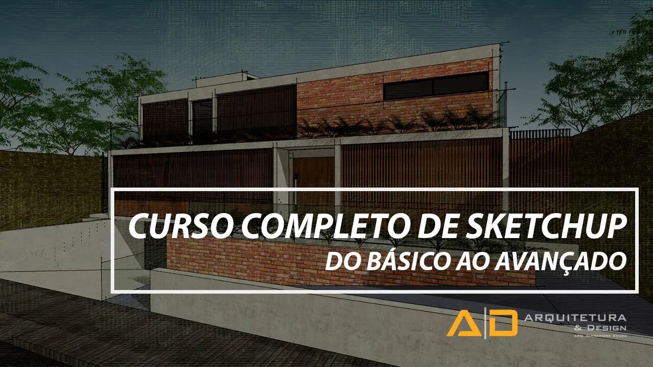 Como desenhar no Sketchup de forma profissional - Curso de Sketchup online do básico ao avançado