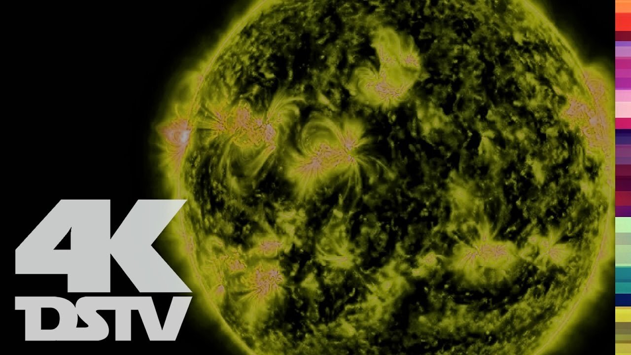 Views Of The Solar Corona | 4K Ultra HD Space Video