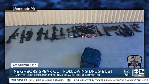 Neighbors speak out after drug bust at short-term rental property