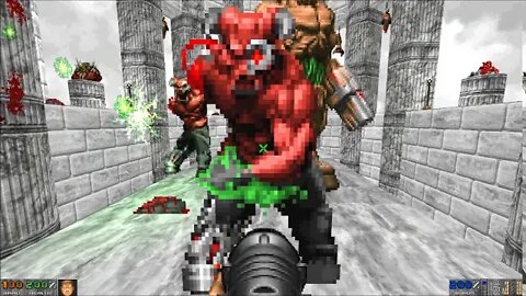 Doom 2 Mapwich 2 [v0.8a] Level 19 with God Mode (Sh-- Man!)