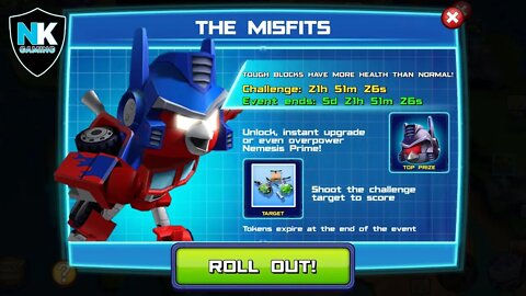 Angry Birds Transformers - The Misfits - Day 1 - Featuring Ultimate Optimus Prime