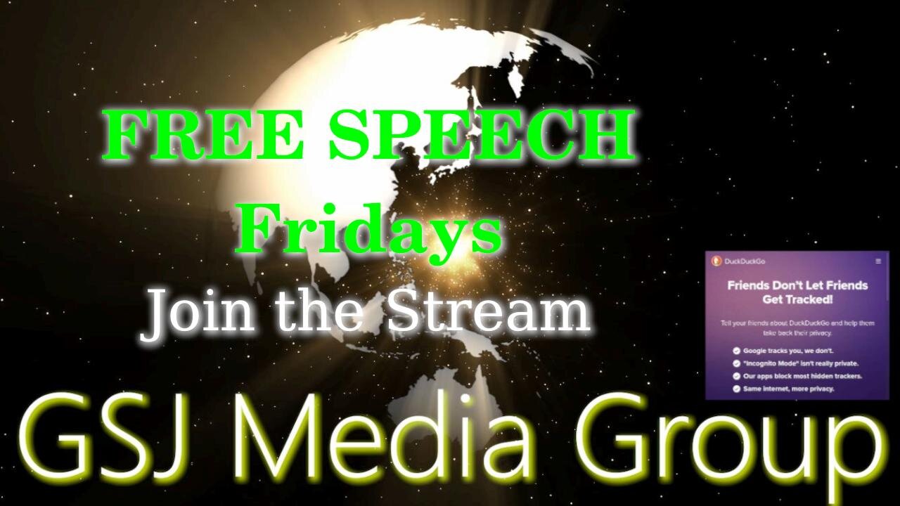 Free Speech Friday - Come Join the Live Stream - 4/26/2024