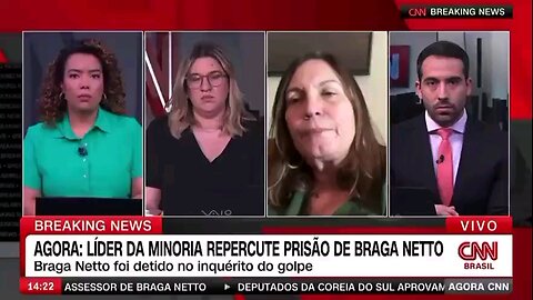 Em entrevista à CNN neste sábado (12), a deputada federal Bia Kicis (PL-DF) considerou absurda a