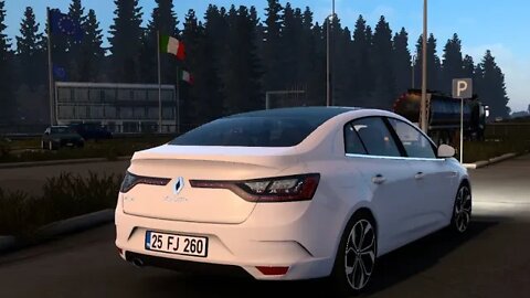 Renault Megane V1R2 (170 H) Test Drive - Euro Truck Simulator 2