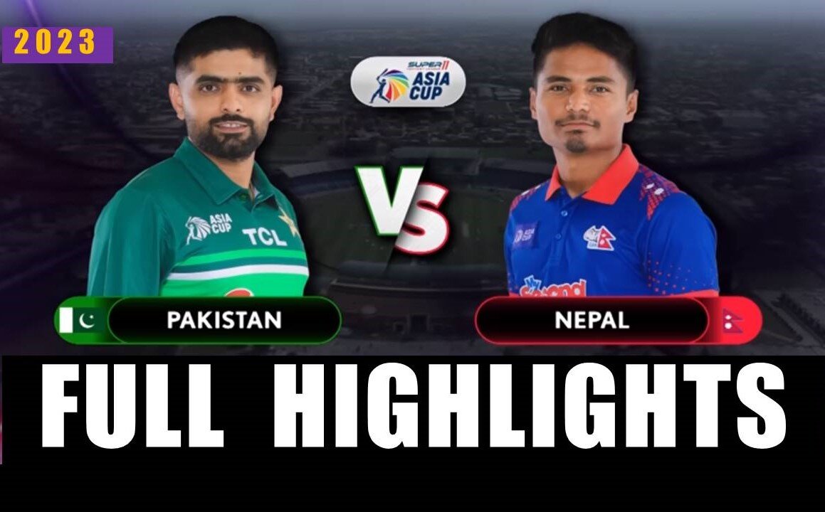 Super11 Asia Cup 2023 | Match 1 Pakistan VS Nepal Highlights