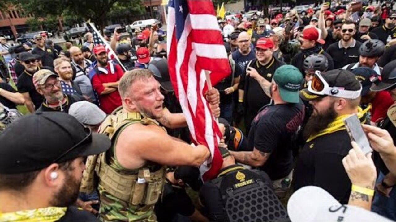 PROUD BOYS CRUSH ANTIFA IN PORTLAND!!!