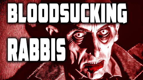 Literal BLOODSUCKERS and Cannibals! They Don't Just Kill Palestinian Babies