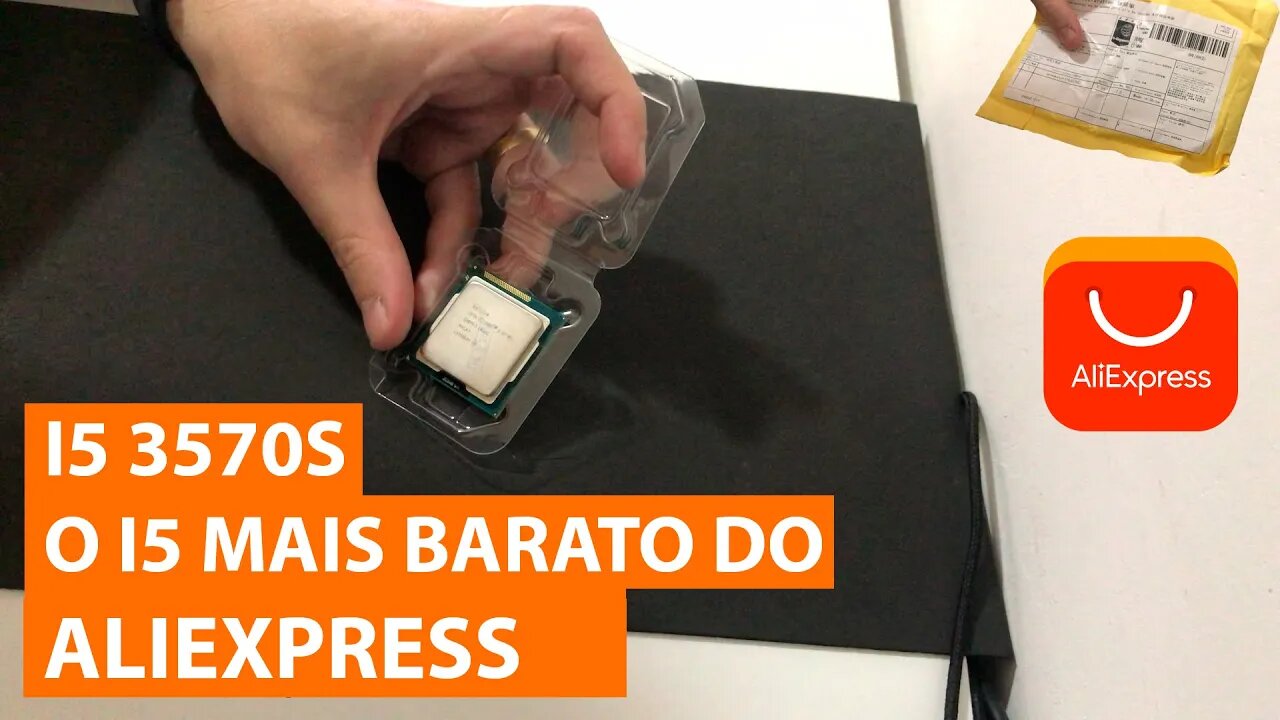 INTEL CORE I5 3570S LGA 1155 DO ALIEXPRESS! TOP E BARATO, SERÁ !? [UNBOXING]
