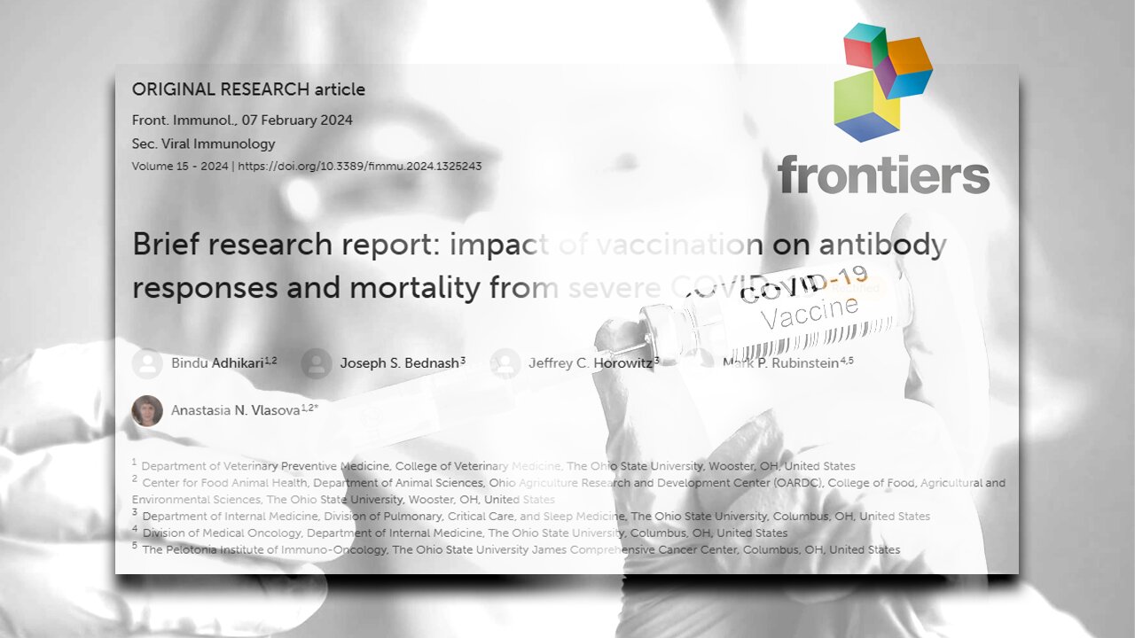 A NEW STUDY REVEALS VACCINATED COVID-19 PATIENTS FACE MUCH HIGHER MORTALITY RISK!