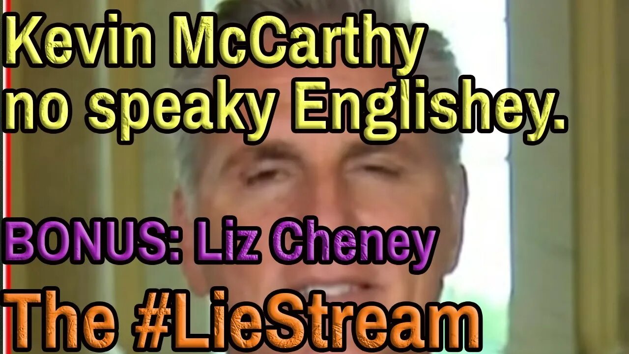 KEVIN McCARTHY CAN'T ENGLISH - Live with your chat and KevinlyFather