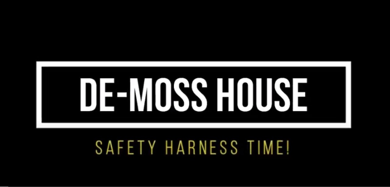 De-Moss house for a Client. Steep angle!!!