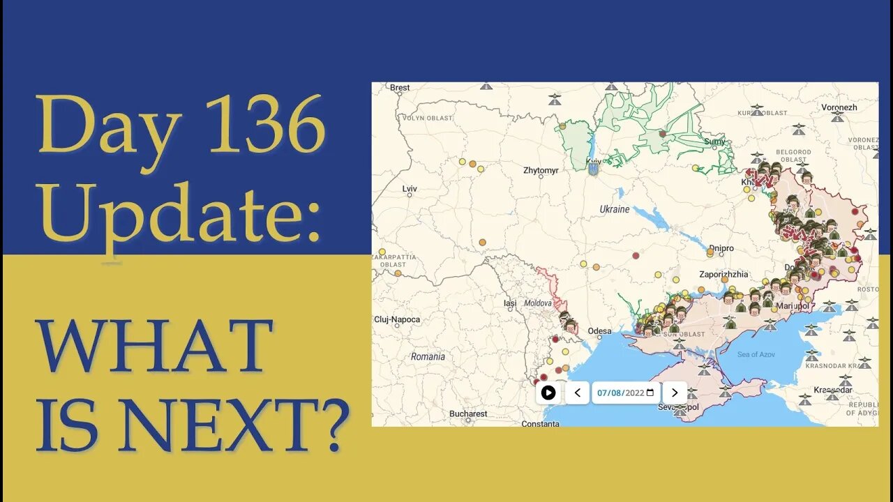 The battleground shifted on Day 136 of the Russian invasion of Ukraine | Daily Update