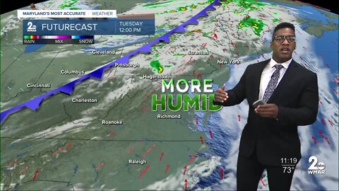 WMAR-2 News Patrick Pete Monday weather