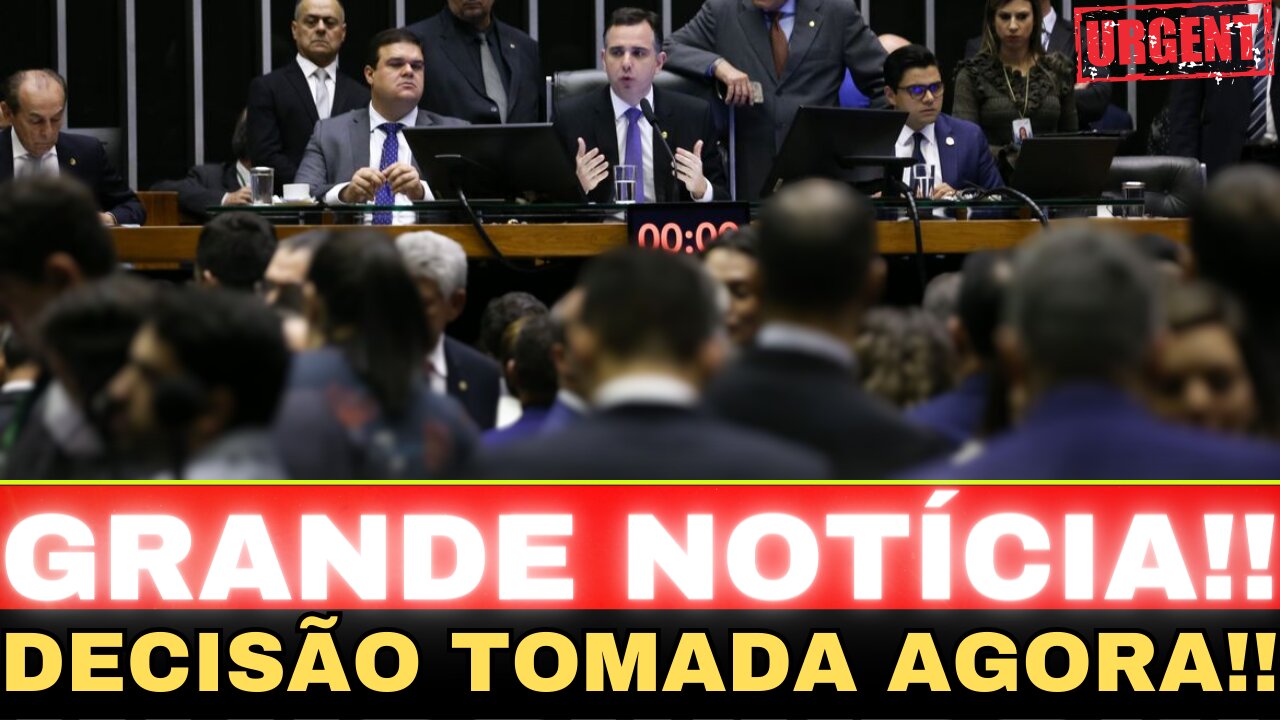 URGENTE!! PACHECO DESAFIA O STF!! DECISÃO TOMADA!! GRANDE NOTÍCIA...