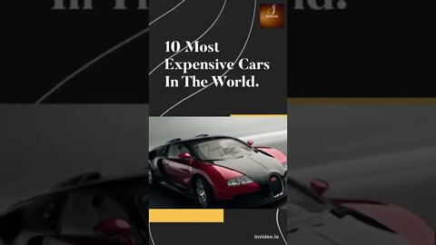 10 MOST EXPENSIVE CARS IN THE WORLD. #shorts