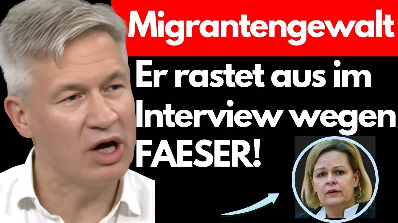 ER TOBT!!! FAESER will es nicht hören, aber JOURNALIST SAGT ES TROTZDEM💥@kritisch analysiert🙈