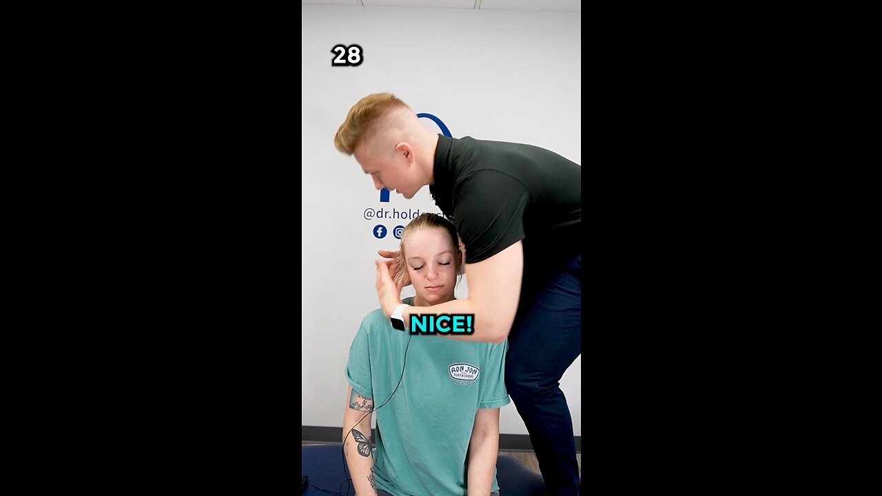 We Had Just Enough Battery to Finish Her Adjustment 🪫 #chiropractor #backpain #neckpain #headaches