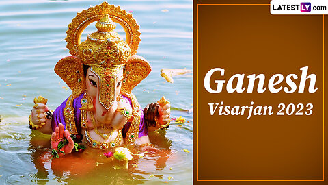 Ganpati immersion. Enjoy Ganpati immersion procession