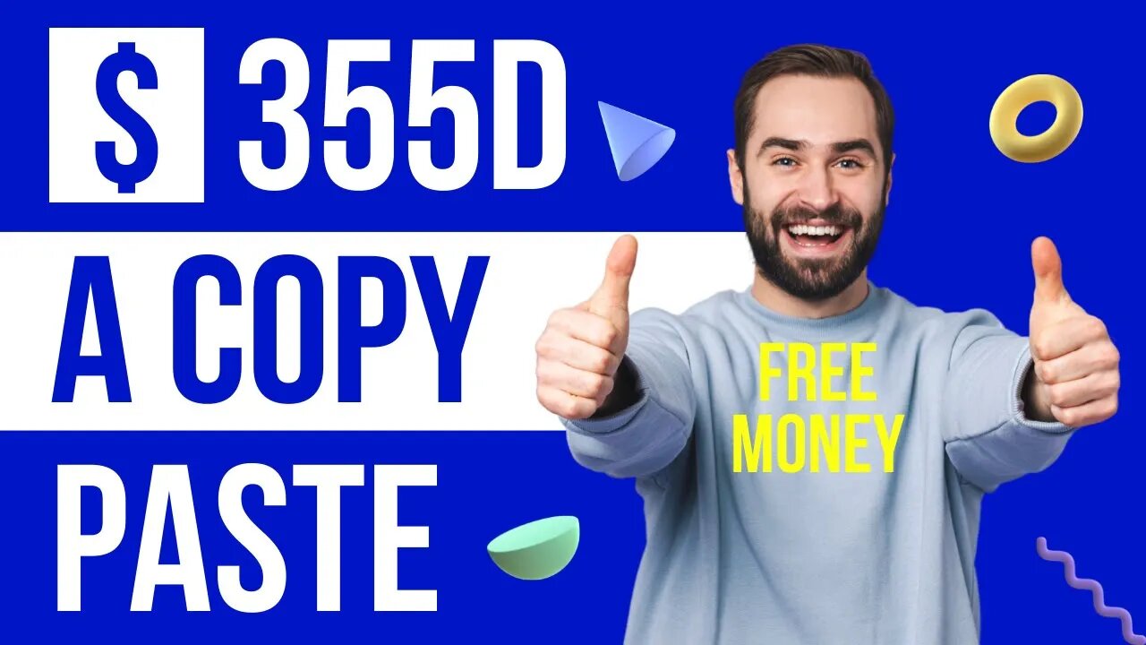 COPY PASTE EARN $355 Dollars, Promote Affiliate Links FREE, ClickBank Affiliate Marketing