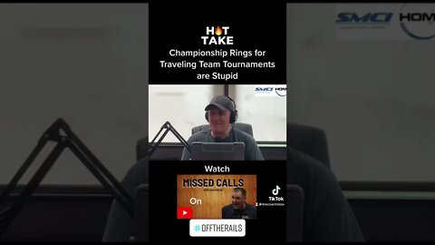 Coach Miller thinks championship rings for traveling team tournaments are stupid.