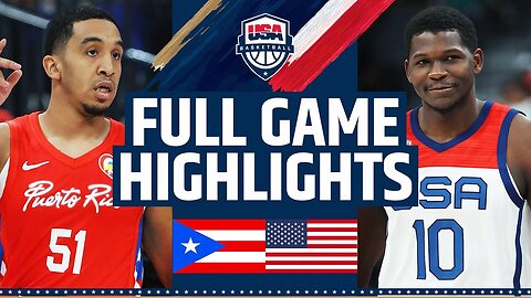Puerto Rico vs USA SHOWCASE | FULL GAME HIGHLIGHTS | August 7, 2023