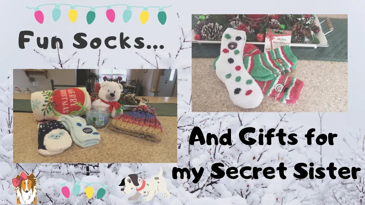 Fun Socks and Gifts for my Secret Sister🎁There's only One Answer