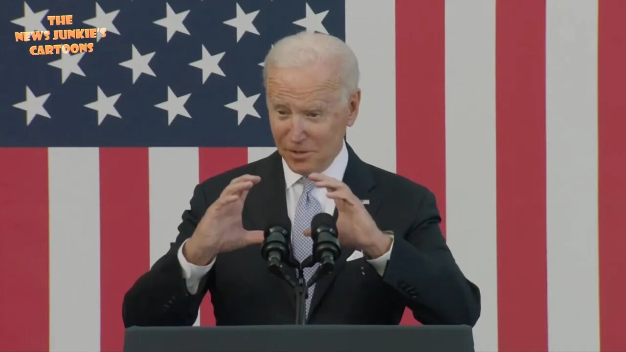 Biden keep telling stories from his past activities that don't make any sense with anything.