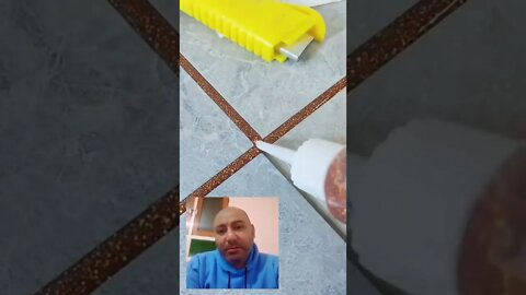مادة لسد فراغات السيراميك بشكل ولا اروع | #shorts ♥️
