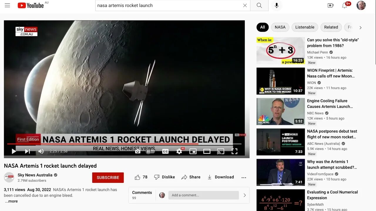 美國太空總署返月球發射，因機械故障在發射前3分多鐘