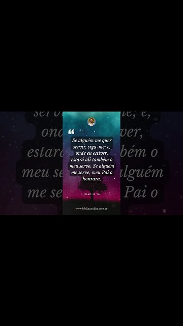 João 12,26 - Seguir a Cristo: O Chamado à Servidão e Companheirismo #bibliacatolica #bibleverse