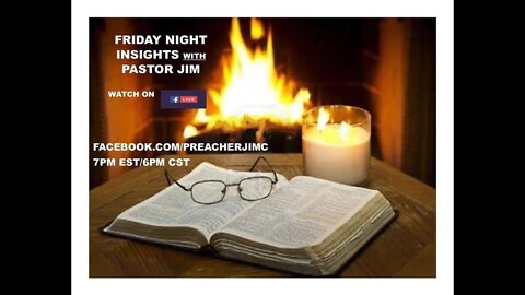 Friday Night Insights Facebook Live (Psalm 3)