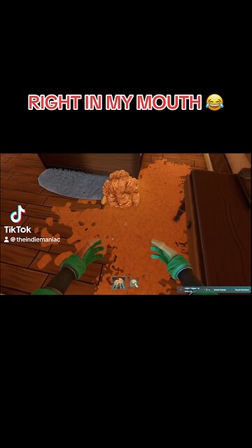 I THINK I GOT SOME IN MY MOUTH