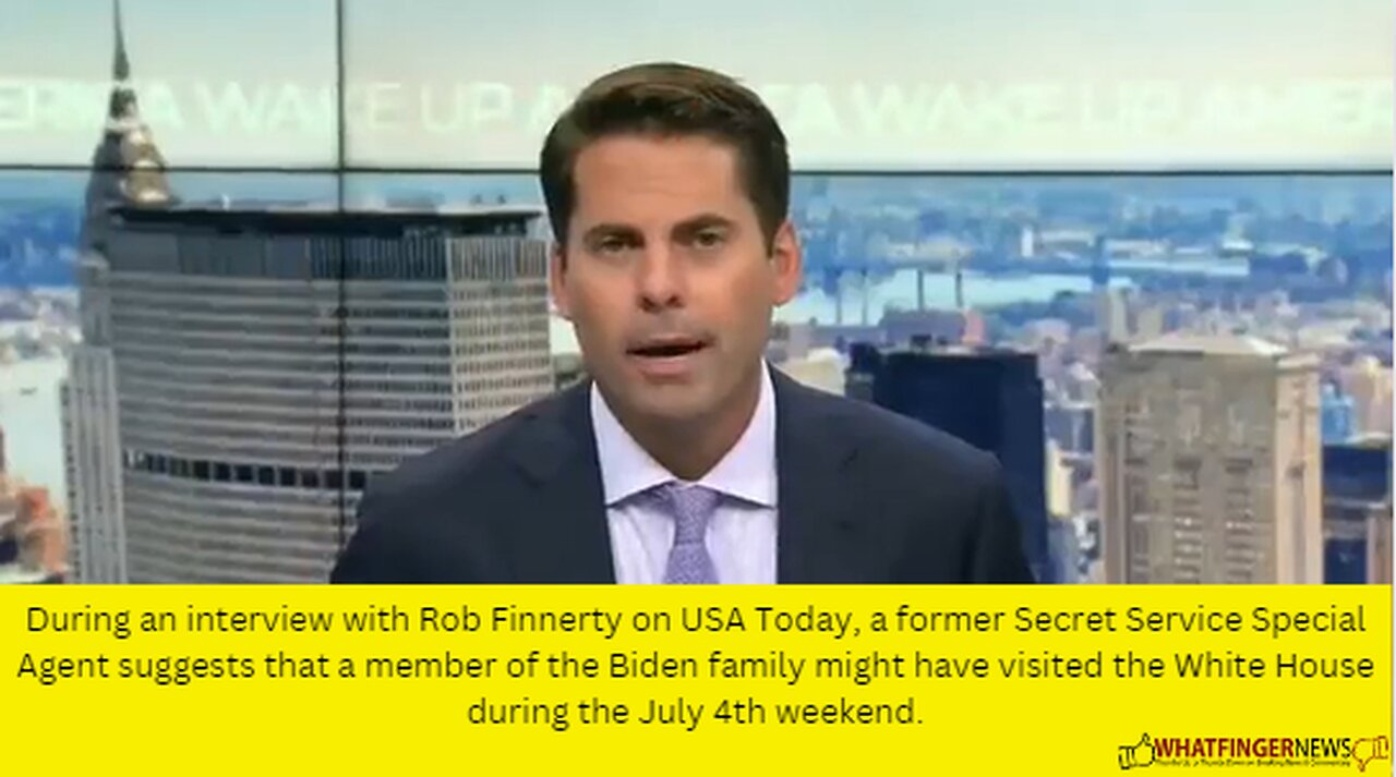 During an interview with Rob Finnerty on USA Today, a former Secret Service Special Agent