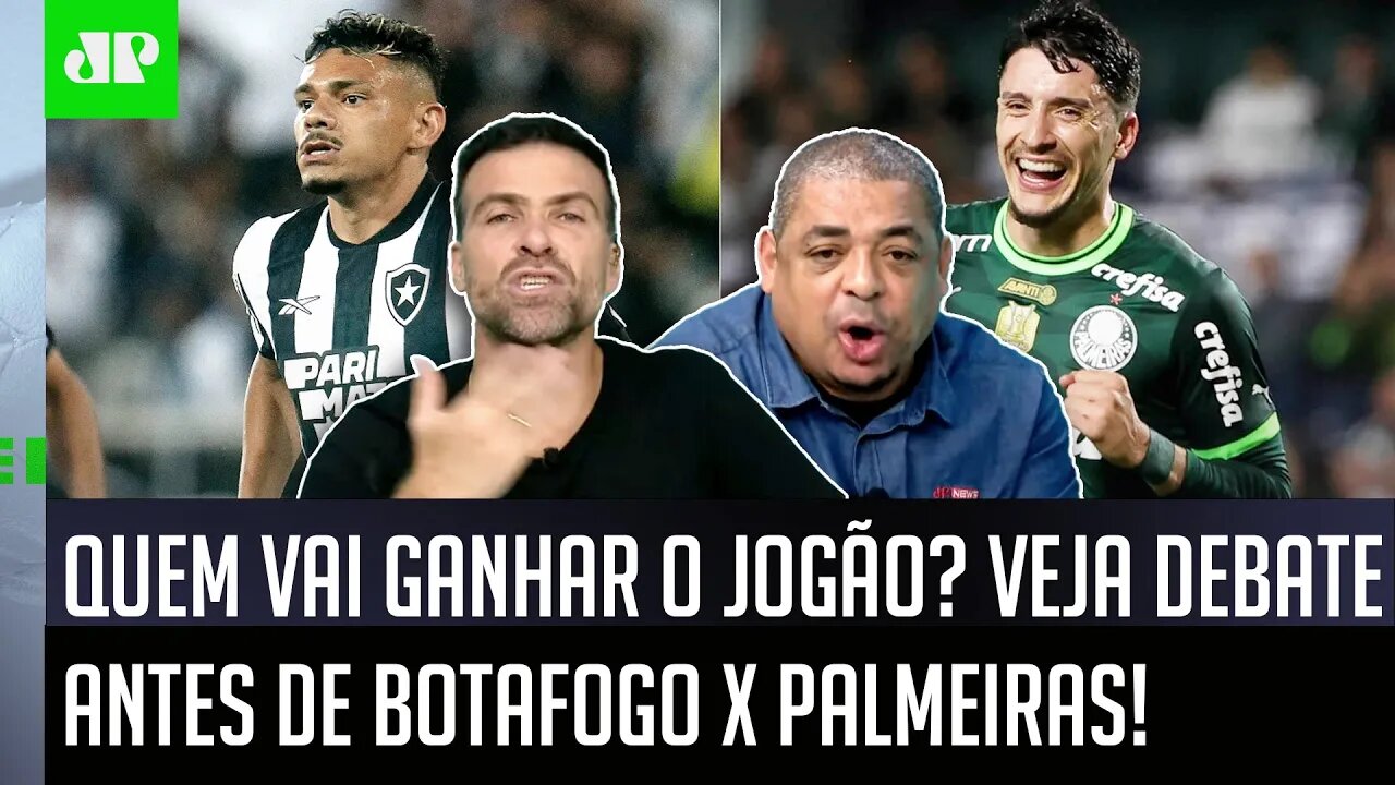 "EU DISCORDO! E TE FALO: se o Botafogo PERDER pro Palmeiras hoje..." OLHA esse DEBATE antes do JOGÃO