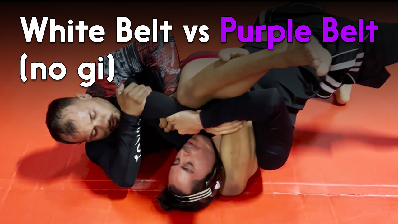 White belt vs Purple Belt (No Gi) - Circadian MMA 10-05-2022