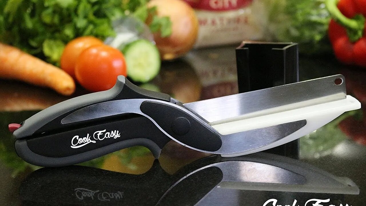 Cook Easy 2 in 1 Clever Cutter Food Chopper Scissors