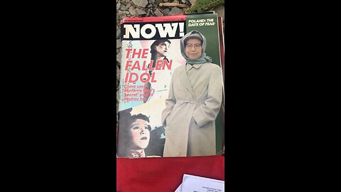 NOW magazines 1980 adverts of cigarettes and alcohol