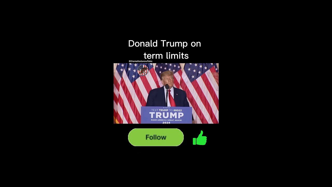 Donald Trump on term limits