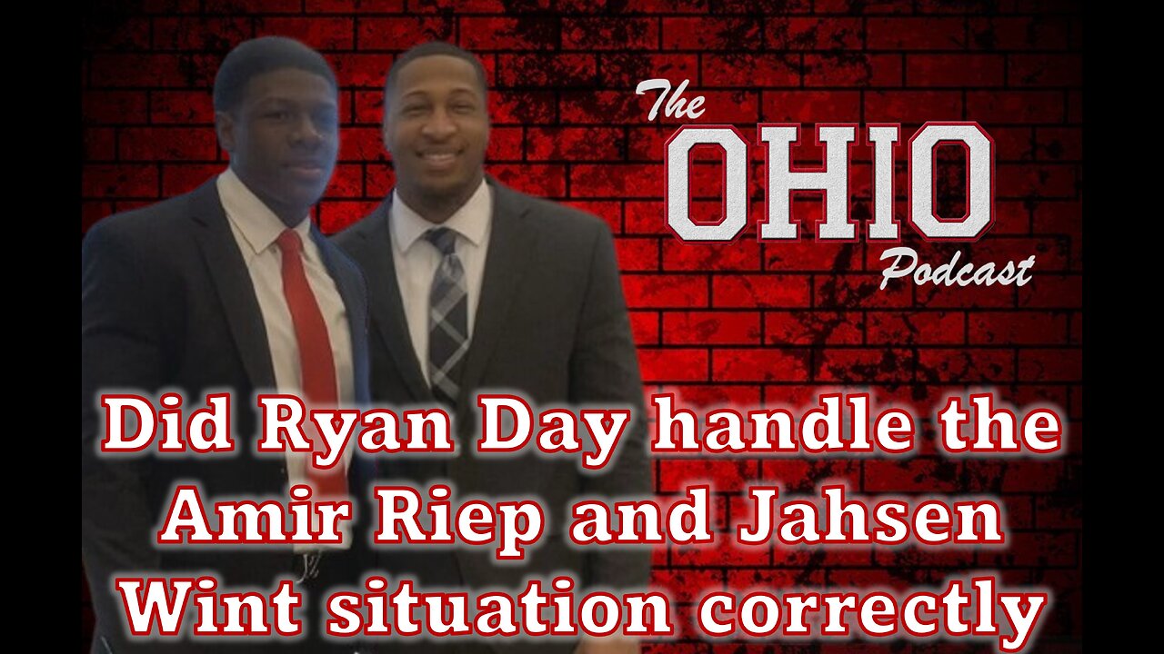 Did Ryan Day handle the Amir Riep and Jahsen Wint situation correctly?