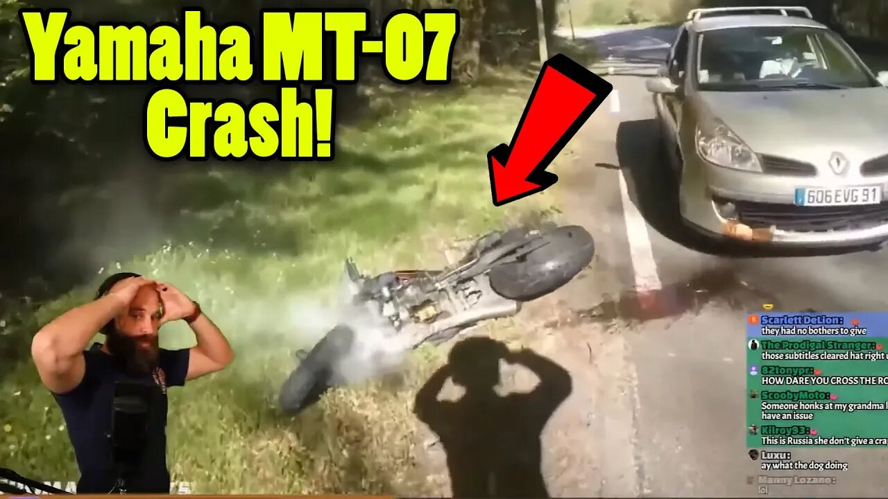 Yamaha MT-07 CRASH! How NOT To Ride A Motorcycle In The Mountains & 5 Other Motorcycle Close Calls