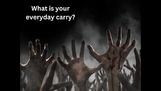 In a Zombie Apocalypse, what would be Your Everyday Carry?