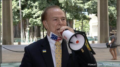 Gene Ward Reminds Hawaii Republicans to Mask Up & Stand with Ukraine! (Instagram)