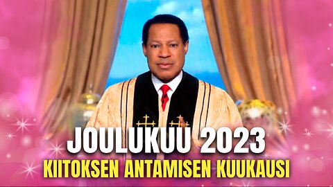 Joulukuu 2023 - Kiitoksen antamisen kuukausi