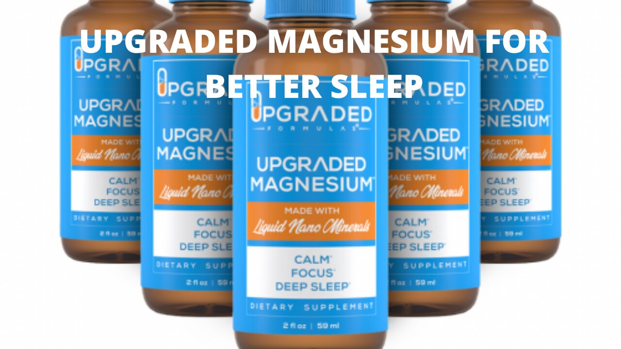 Affordable Formulas Upgraded Magnesium For Better Sleep: Constantly Tired? Restless Sleep?