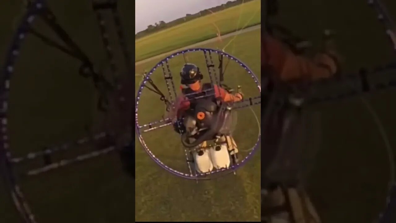 Cool way to land a #paramotor #GoPro #ChaseCam #gopromax