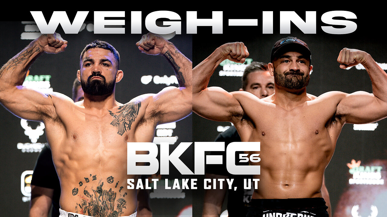 BKFC 56 UTAH PERRY vs ALVAREZ Weigh In | Live!